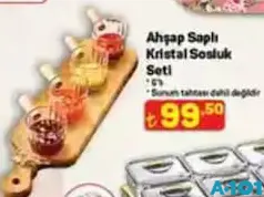 AHŞAP SAPLI KRİSTAL SOSLUK SETİ 6'LI AHŞAP SAPLI KRİSTAL SOSLUK SETİ 6'LI